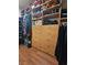 Spacious closet with built-in wooden drawers and shelves for efficient storage and organization at 7104 Carrondale Way, Las Vegas, NV 89128
