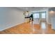 Inviting living space featuring an open layout with wood-look floors and natural light at 9050 W Tropicana Ave # 1053, Las Vegas, NV 89147