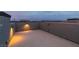 This modern roof deck offers privacy walls, exterior lighting and views of the surrounding area at 9050 W Tropicana Ave # 1053, Las Vegas, NV 89147