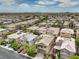 Aerial view of neighborhood showing sidewalks and landscaping at 10425 White Princess Ave, Las Vegas, NV 89166