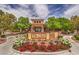 Beautiful clubhouse entrance with desert landscaping and a welcoming facade at 10425 White Princess Ave, Las Vegas, NV 89166