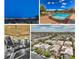 Community collage featuring the Las Vegas skyline, community pool, and fitness center at 10425 White Princess Ave, Las Vegas, NV 89166