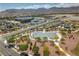 This is an aerial view of the school and park in the Summerlin West community at 10425 White Princess Ave, Las Vegas, NV 89166