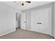 Clean bedroom featuring large closet and connecting room at 1481 Rancho Ridge Dr, Henderson, NV 89012