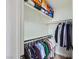 A walk-in closet with clothing racks and shelves for storage at 150 Wentworth Dr, Henderson, NV 89074