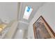 Bright foyer features a high ceiling, a skylight, recessed lighting and a painting on the wall at 1848 Indian Bend Dr, Henderson, NV 89074
