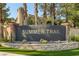 Welcome to Summer Trail, a well-manicured community with lush landscaping and a welcoming entrance at 1912 Summer Pine Ct # 103, Las Vegas, NV 89134