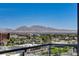 Breathtaking view from the balcony overlooking the city and mountains on a beautiful sunny day at 200 Hoover Ave # 912, Las Vegas, NV 89101