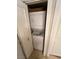 Convenient closet with stacked washer and dryer unit at 210 E Flamingo Rd # 419, Las Vegas, NV 89169