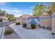 Community entrance featuring the 'Quail Estates West' name, a water feature, landscaping, and welcoming curb appeal at 2851 S Valley View Blvd # 1026, Las Vegas, NV 89102
