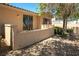 A patio with mountain views from a single story home at 31 Via Mantova # 1, Henderson, NV 89011