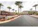 Quail Ridge community entrance sign welcomes residents to this gated community with mountain views at 376 Yellow Finch Ln, Henderson, NV 89012