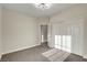 The carpeted bedroom features a sliding door closet and neutral paint at 3794 Cape Royal St, Las Vegas, NV 89147