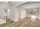 Spacious living room with an open floor plan and staircase at 3794 Cape Royal St, Las Vegas, NV 89147