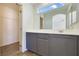 This bathroom features a mirror, cabinets, and walk-in closet at 3961 Bayamon St, Las Vegas, NV 89129