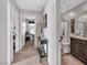 Hallway with access to bedroom, bathroom and office space at 397 Purple Sandpiper St, Las Vegas, NV 89138