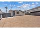 View of the back exterior with a large, blank canvas backyard with fencing at 429 N 10Th St, Las Vegas, NV 89101