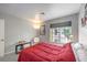 Bright bedroom with contemporary furnishings and a large window at 4809 S Torrey Pines Dr # 201, Las Vegas, NV 89103