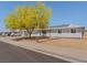 Inviting single-story house with solar panels and a xeriscaped front yard at 525 Engel Ave, Henderson, NV 89011