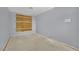Bedroom with covered window and gray paint at 5890 W Patrick Ln, Las Vegas, NV 89118