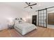 Cozy bedroom with a comfortable bed, charming chalkboard, and natural light at 6 Vista Crescent Ct, Henderson, NV 89012