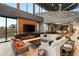 Bright living room with modern fireplace and open floor plan at 6 Vista Crescent Ct, Henderson, NV 89012