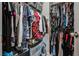 Walk-in closet with organized shelving and ample storage space for clothing and accessories at 7559 Chimney Point Ct, Las Vegas, NV 89166