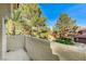 Balcony view of neighborhood and mature trees at 8051 Castle Pines Ave, Las Vegas, NV 89113