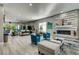 Spacious living room features a modern fireplace and stylish decor at 8969 Rivers Edge Dr, Las Vegas, NV 89117