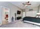 Main bedroom with an ensuite bathroom and walk-in closet at 8969 Rivers Edge Dr, Las Vegas, NV 89117