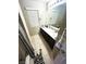Clean bathroom featuring a well-lit vanity, a sleek mirror, and modern fixtures for a refreshing experience at 95 Palm Park Ct, Las Vegas, NV 89183