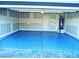 Spacious two car garage with epoxy flooring and lots of storage space at 95 Palm Park Ct, Las Vegas, NV 89183