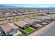 Aerial view of a neighborhood with artificial turf, patio and outdoor seating area at 10281 Sequoia Falls Pl, Las Vegas, NV 89149