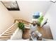 Bright foyer features a staircase, skylight, and modern decor accents at 10313 Jade Point Dr, Las Vegas, NV 89135
