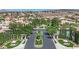Elegant gated community entrance surrounded by lush landscaping at 1324 European Dr, Henderson, NV 89052
