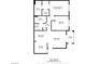 Detailed floor plan showcasing the layout with dimensions of this spacious apartment at 1830 N Buffalo Dr # 1031, Las Vegas, NV 89128