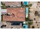 Property with pool, spa, yard, and nearby neighbors at 2080 Orchard Mist St, Las Vegas, NV 89135