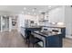 Spacious kitchen with large island, stainless steel appliances, and plenty of room for entertaining at 2080 Orchard Mist St, Las Vegas, NV 89135