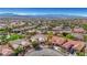 Stunning aerial view of a vibrant Las Vegas neighborhood with beautiful homes and mountain views at 2764 Leys Burnett Ave, Henderson, NV 89044