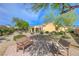 Backyard featuring a paver patio and desert landscaping at 2764 Leys Burnett Ave, Henderson, NV 89044