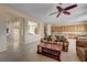 Open concept layout with a living room, kitchen, and dining area visible at 2764 Leys Burnett Ave, Henderson, NV 89044