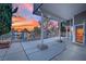 Relaxing covered balcony area with a view of the surrounding landscape and neighborhood at 3080 Yankee Clipper Dr, Las Vegas, NV 89117