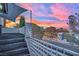 Upper-level balcony offers additional space for outdoor enjoyment with scenic sunset views at 3080 Yankee Clipper Dr, Las Vegas, NV 89117