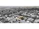 Aerial view showcases this home's location in a quiet community, highlighted in color at 3483 French Daisy St, Las Vegas, NV 89135