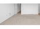This bedroom features neutral carpet and neutral colored walls at 3483 French Daisy St, Las Vegas, NV 89135