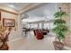 Spacious living room with tile floors and an open floor plan at 3614 Coventry Gardens Dr, Las Vegas, NV 89135