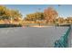 Sandy volleyball court surrounded by mature trees, perfect for outdoor recreation and fun at 3614 Coventry Gardens Dr, Las Vegas, NV 89135