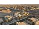 Panoramic aerial view of homes in the neighborhood at 4024 Desert Trace Ct, Las Vegas, NV 89129