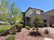 Attractive two-story home with desert landscaping and a welcoming front entrance at 4132 Ancient Well Ct, Las Vegas, NV 89135