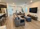 Open living space with stainless steel appliances, granite countertops and room to entertain at 4132 Ancient Well Ct, Las Vegas, NV 89135